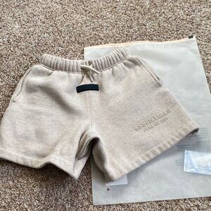 Essentials Kids Beige Shorts